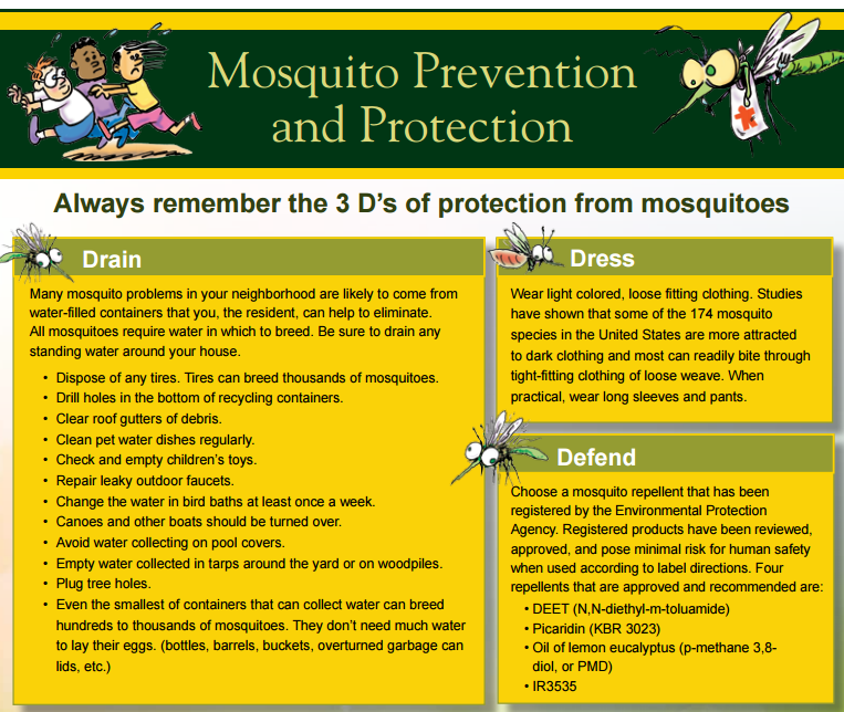 Massachusetts Mosquito Prevention, Protection Tips